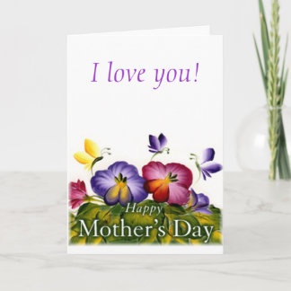 TARJETA BONITO REGALO DEL DÍA DE LA MADRE