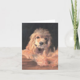 Tarjeta Bonito sentada