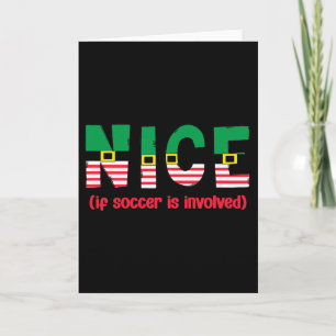 Tarjeta Bonito Si El Fútbol Está Involucrado Divertido Dep