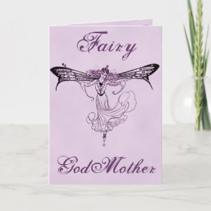 Tarjeta Bonito Vintage Fairy Decal