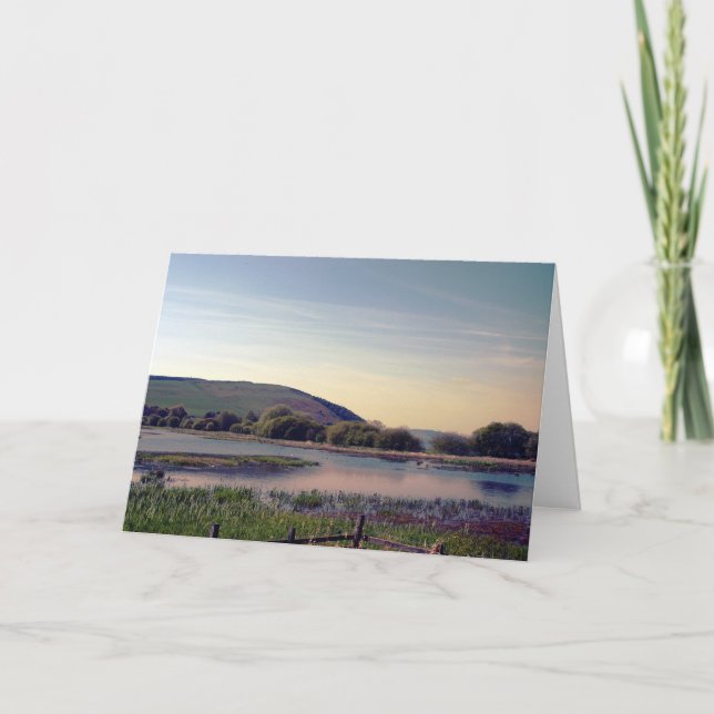 Tarjeta Bonnie Escocia -- Opinión escocesa del lago (Anverso)