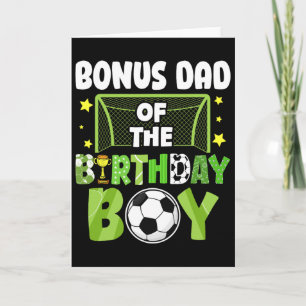 Tarjeta Bono de fútbol Papá Cumpleaños Chico Fiesta Fútbol