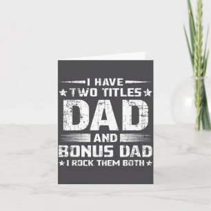 Tarjeta Bono divertido papá Día del padre para hombre Padr