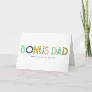 Tarjeta Bonus Dad - Gracias por todo lo que haces