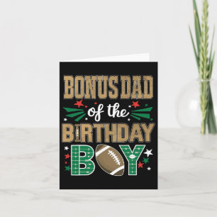 Tarjeta Bonus Dad Of Birthday Football Family