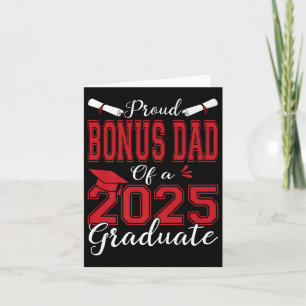 Tarjeta Bonus Dad Senior 2025 Orgulloso Bono De Papá De Un