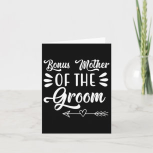 Tarjeta Bonus Madre De La Familia De La Fiesta De La Boda