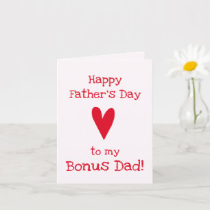 Tarjeta ¡Bonus Papá! Dia divertida del padre