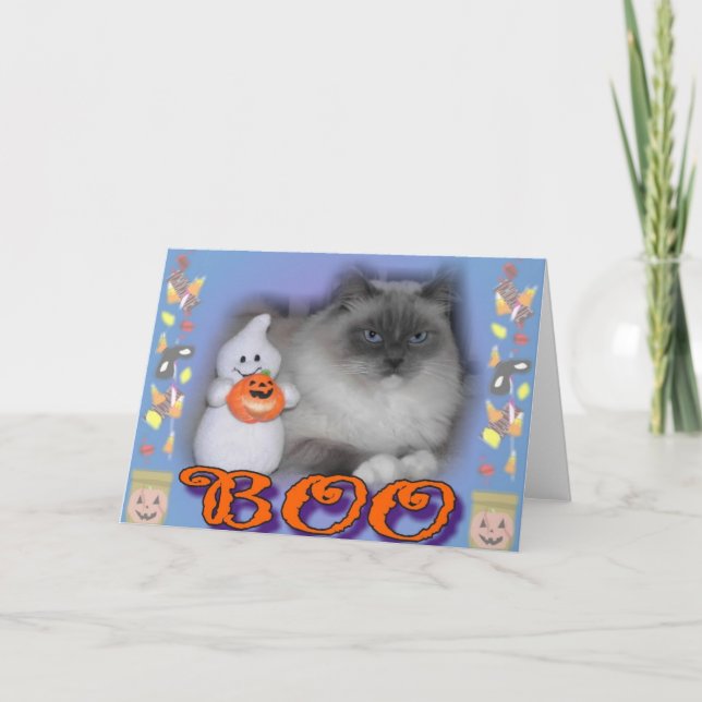 Tarjeta ¡¡¡Boo!!! (Anverso)