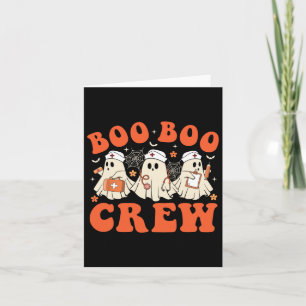 Tarjeta Boo Boo Crew Enfermera Fantasma Enfermería Superio