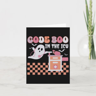 Tarjeta Boo De Código Fantasma En La Enfermería Icu Rn Hal