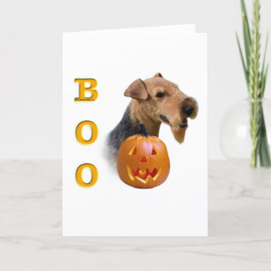 Tarjeta Boo de Welsh Terrier