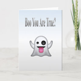 Tarjeta Boo, ¿Eres Verdad?