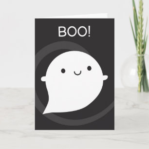 Tarjeta ¡Boo! Feliz fantasma