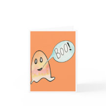 Tarjeta Boo Halloween