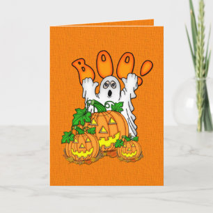 Tarjeta Boo Halloween