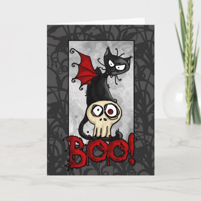 Tarjeta Boo kitty (Anverso)