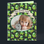 Tarjeta Boo Octopus Green Cute Kids Cumpleaños<br><div class="desc">Adorable diseño de pulpo para la ducha de bebé o la fiesta de cumpleaños del niño. Bañada de octopi y diversión.</div>