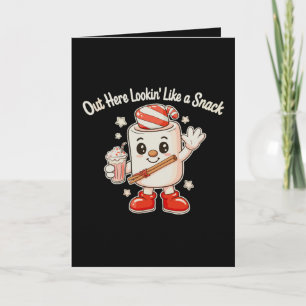 Tarjeta Boojee por aquí luciendo como un dulce bastón de c