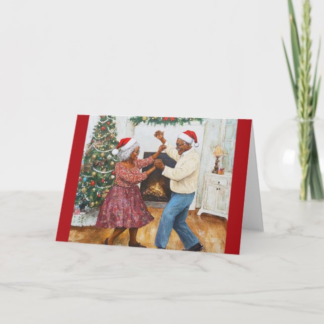 Tarjeta Boomer Joyful Dance Navidades (Anverso)