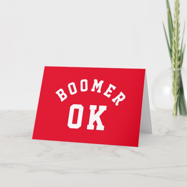 Tarjeta Boomer OK (Anverso)