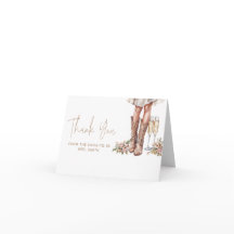 Boots And Bubbly Bridal Shower Gracias