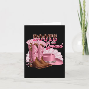 Tarjeta Boots En El Suelo, Cou Occidental De Botota De Bot