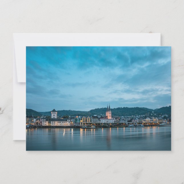 Tarjeta Boppard am Rhein Alemania (Anverso)
