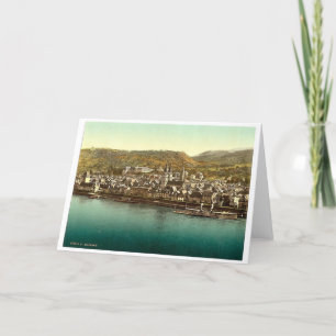 Tarjeta Boppard, el Rin, Alemania rara Fotografía