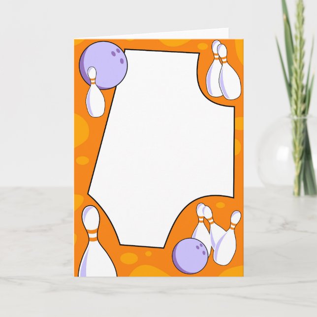 Tarjeta Borde de bolos (Anverso)