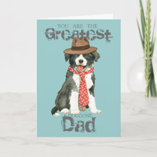 Tarjeta Border Collie Dad