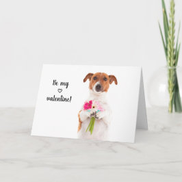 Tarjeta Boris - Jack Russell Terrier - Sé mi San Valentín