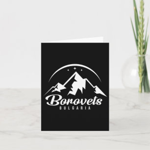 Tarjeta Borovets Bulgaria Ski Resort Esquí Snowboard