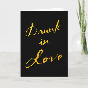 Tarjeta Borracha de Amor
