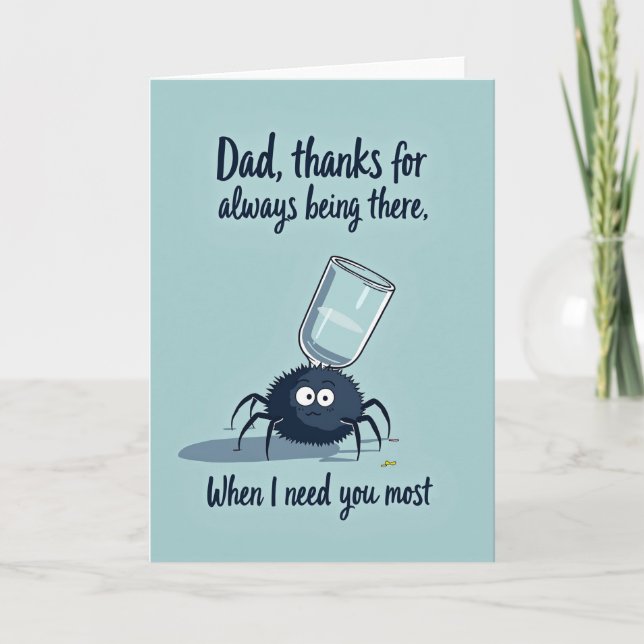 Tarjeta Borrosa Del Día Del Padre Suave (Anverso)
