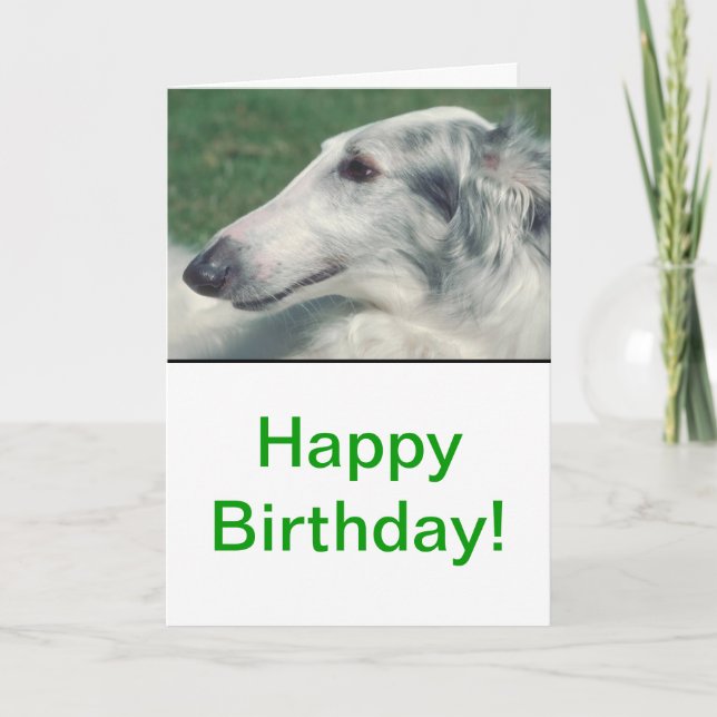 Tarjeta Borzoi (Anverso)