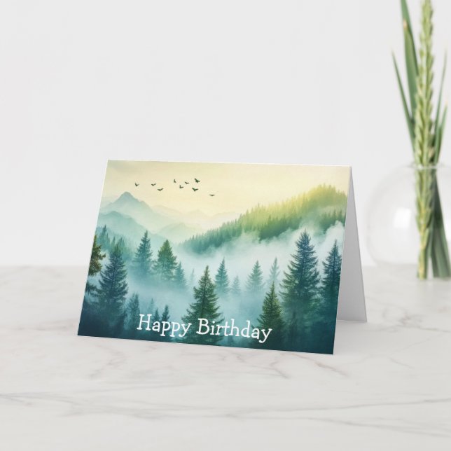 Tarjeta Bosque Brumoso (Anverso)