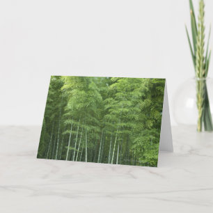 Tarjeta Bosque de bambú