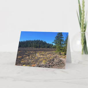 Tarjeta Bosque de cuestas de lava, Oregón
