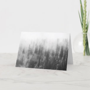 Tarjeta Bosque en niebla