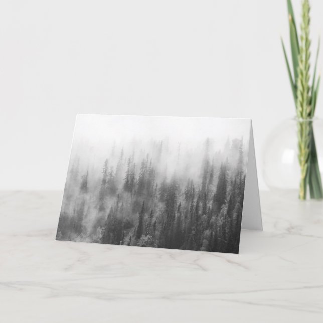 Tarjeta Bosque en niebla (Anverso)