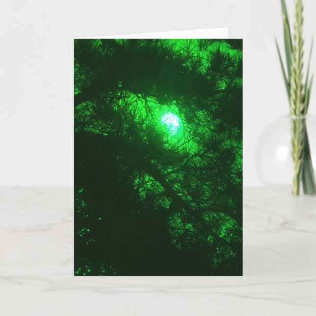 Tarjeta Bosque espumoso (Anverso)