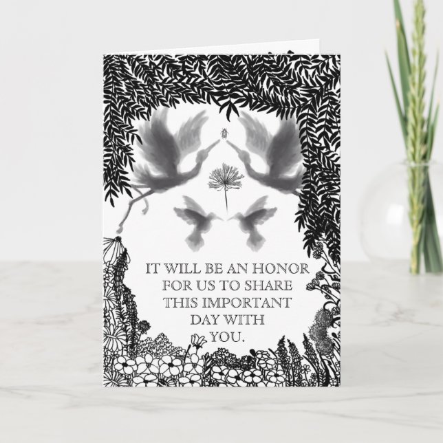 Tarjeta Bosque Mágico de Fantasía de Hadas (Anverso)