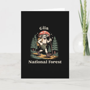 Tarjeta Bosque Nacional Gila Nuevo México Senderismo Hongo