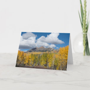 Tarjeta Bosque Nacional Gunnison, Colorado