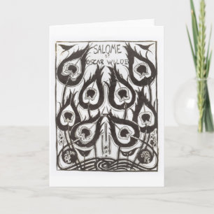 Tarjeta Bosquejo original para la cubierta de "Salome" por