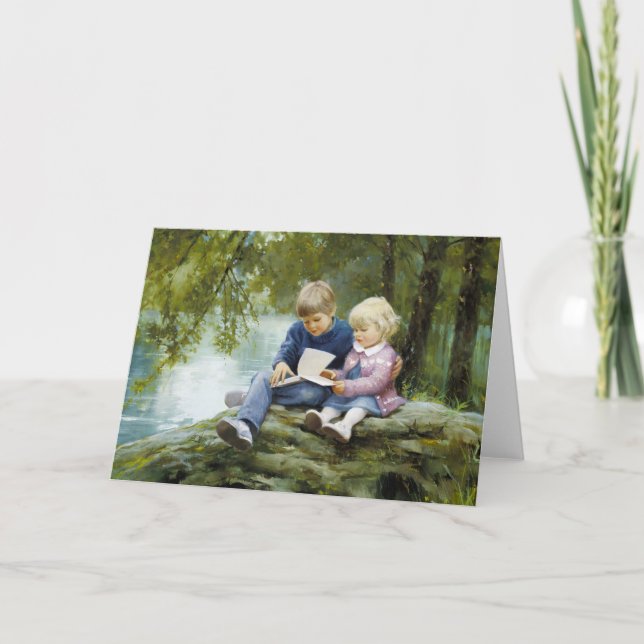 Tarjeta Bosques y cuentos de hadas (Anverso)