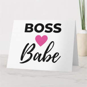 Tarjeta Boss Babe 2
