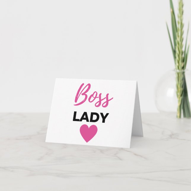 Tarjeta Boss Lady 2 (Anverso)