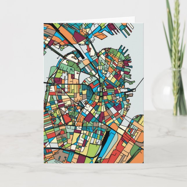 Tarjeta Boston City USA (Anverso)